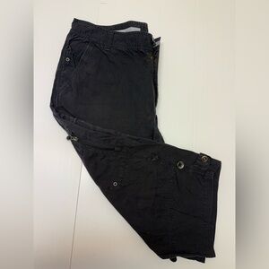 P220- Men's Black Cargo Pants